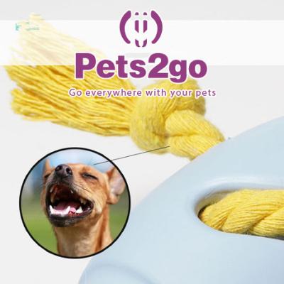 Brinquedos materiais de borracha da mastigação do animal de estimação do escapamento do alimento de 128X51mm