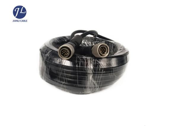 Customize 32Feet Male To Female 8 Pin Mini Din Cable For Car Monitoring Camera System