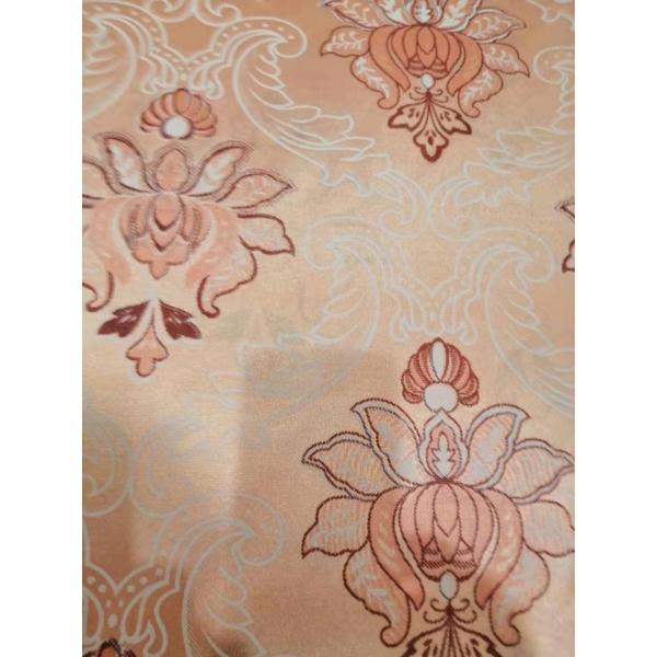 El pigmento de la tela del colchón polivinílico incombustible del punto que acolchaba 75gsm imprimió