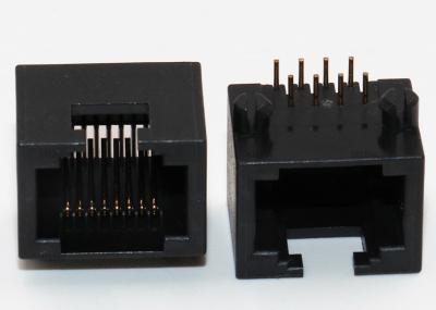 RJ45 Unshielded através do conector do furo, soquete modular R do PWB RJ45/A