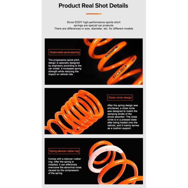 Honda Jade 1.8T 2013-2017 Спортивный снижающий пружины устойчивый к усталости