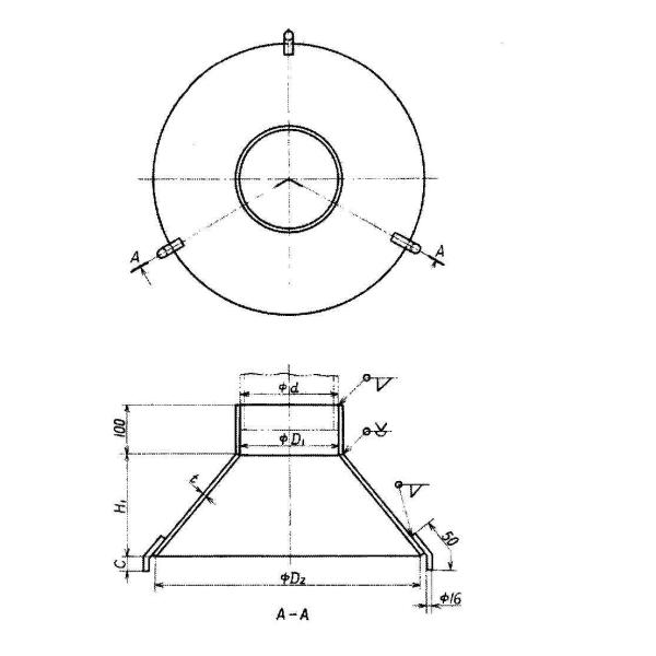 Тип JIS f 3020-1985 круглый тип штуцеры трубы раструба всасывания морские