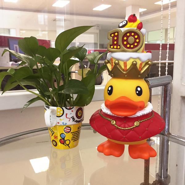 Custom Making Duck Shaped PVC Vinyl Piggy Coin Bank Money Box Money Saving Piggy Bank