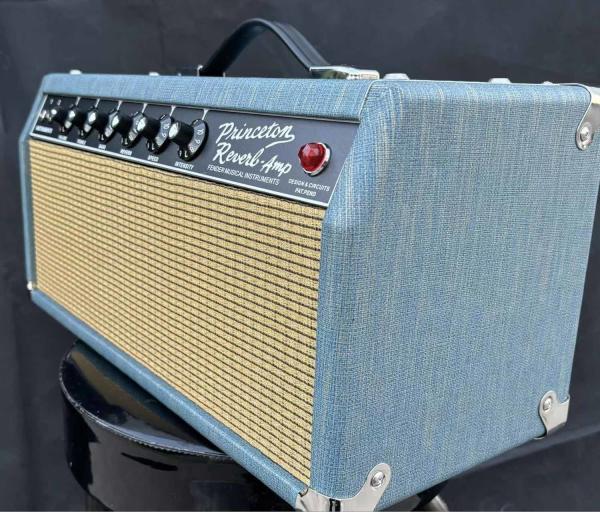 Custom Grand ′64 Princeton Reverb Tube Guitar Amp Head in Blue Color Fender Amp Clone Guitar Amplifier OEM