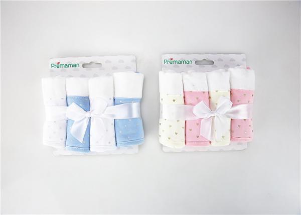 100% Cotton Hand/ Face Towel Baby Bath Washcloths 4pk Velour Washcloth
