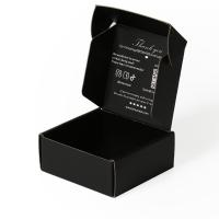 Boîtes de courrier personnalisées Noir à l'intérieur et à l'extérieur Rosier en papier Boîtes d'emballage