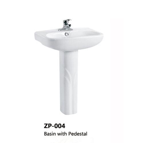 Cheaper Bathroom Wash Basin Sanitary Ware White Color Ivory Color Ceramic Pedestal Sinks