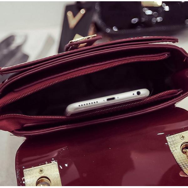 2016 spring new jelly small square package European and American fashion women lock chain shoulder bag Messenger bag