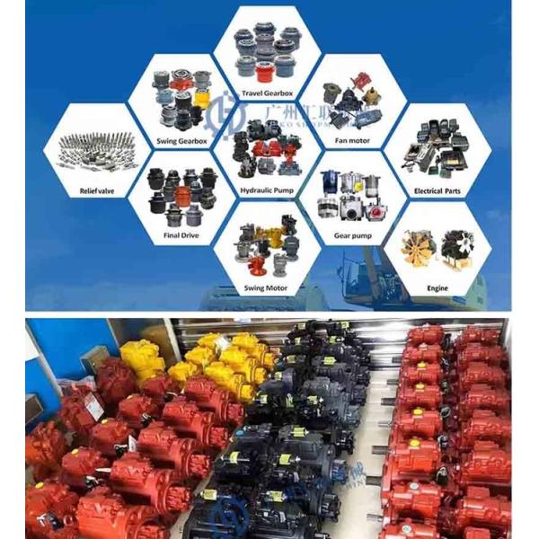 Excavator Parts Main Gear Hydraulic Pump PSVD2-21E Main Hydraulic Piston Pumps