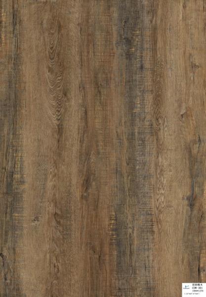 Stability Water-repellent Stone Vinyl Plank Flooring Wood Grain Surface