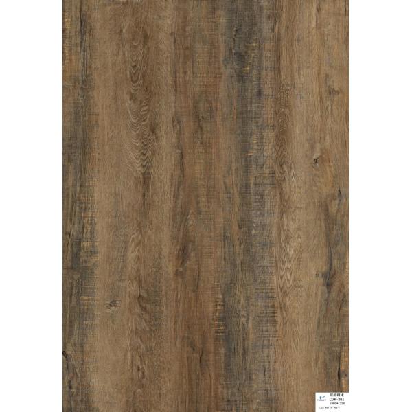 Stability Water-repellent Stone Vinyl Plank Flooring Wood Grain Surface