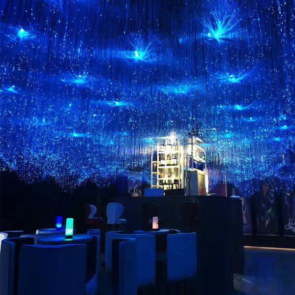 Custom RGBW Star Ceiling Twinkle Stage Lights Optic Fiber Engine Waterfall APP Remote Controller Lighting LED Fiber Optic Lights