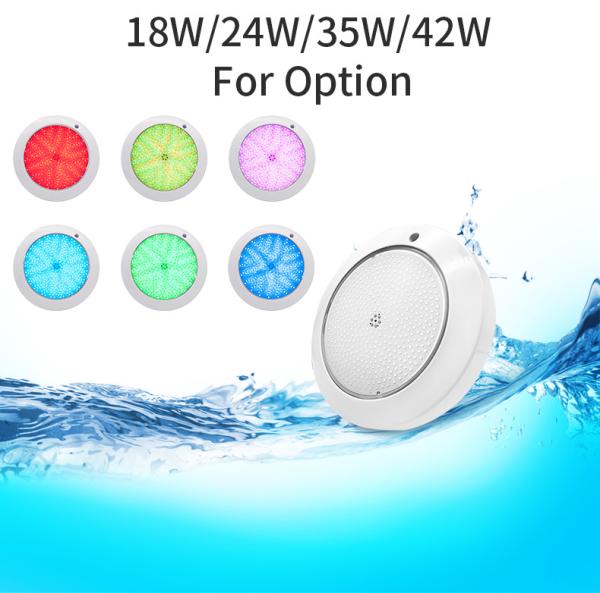 da luz impermeável da piscina de 18W 24W 35W corrosão prática anti