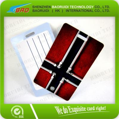 prevent luggage missing pvc luggage hang tag