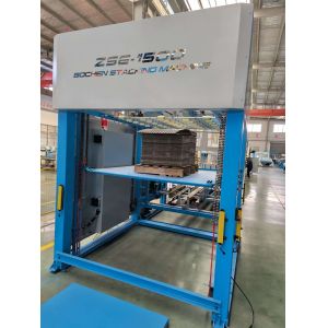 Auto Flip Flop Pallet Stacker Machine For Corrugated Cardboard Production By Automating Paper Counting Turning And Stacking Processes