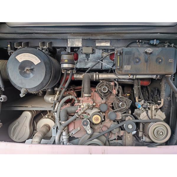 Luxo rosa usados Yutong ônibus Euro 5 LHD usados ônibus diesel Shuttle para venda