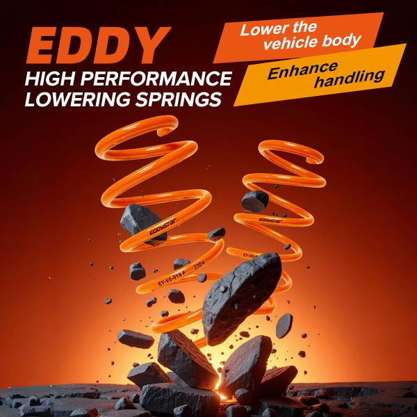EDDYSTAR Performance Lowering Springs For Chevy Cruze/Malibu/Equinox/Impala/Corvette 2005-2025