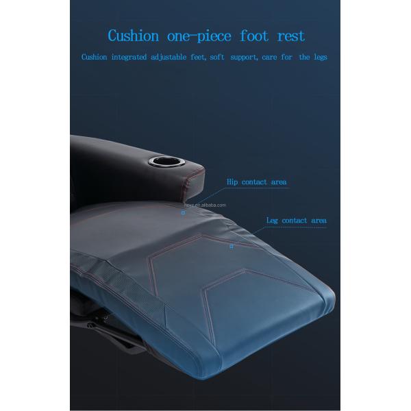 White Racing Style PU Leather Ergonomic Seat Swivel Gaming Sofa for Office