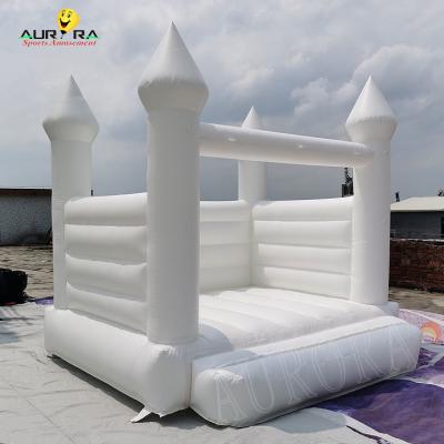 Casamento Inflável Castelo Bouncy Cama Jumper 13X13 Casa Branca Bounce