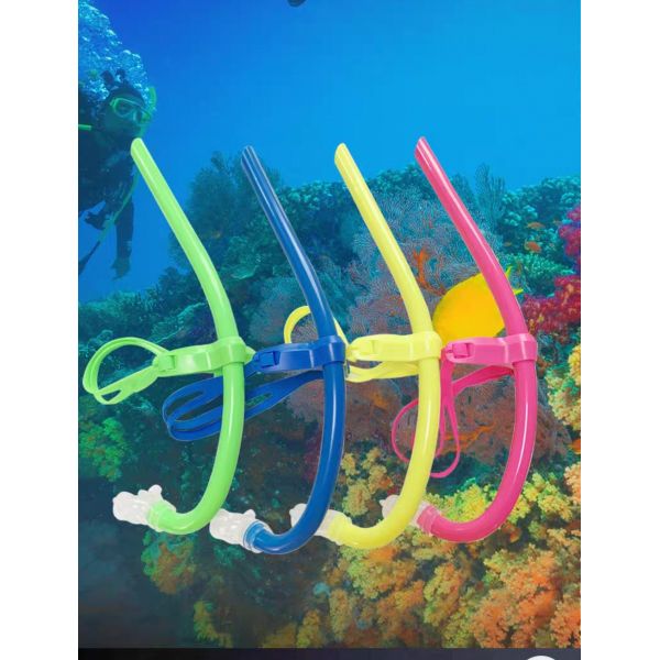 Comfortable Snorkeling Breathing Tube PC And Silicone Material For Training And Recreational Use