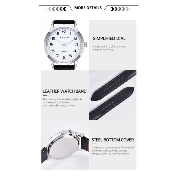 Vintage Men's Quartz Watch·3ATM Water Resistance|Luminous Dial-OEM/ODM