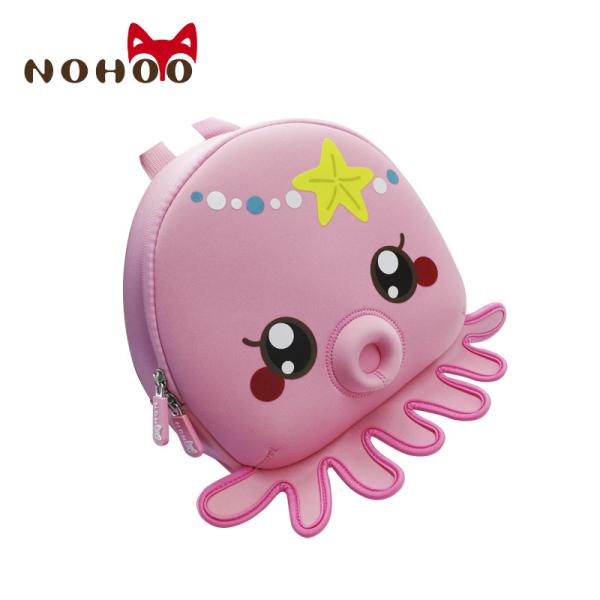 New design pink Octopus lovely Cartoon animal Cute toddler backpack