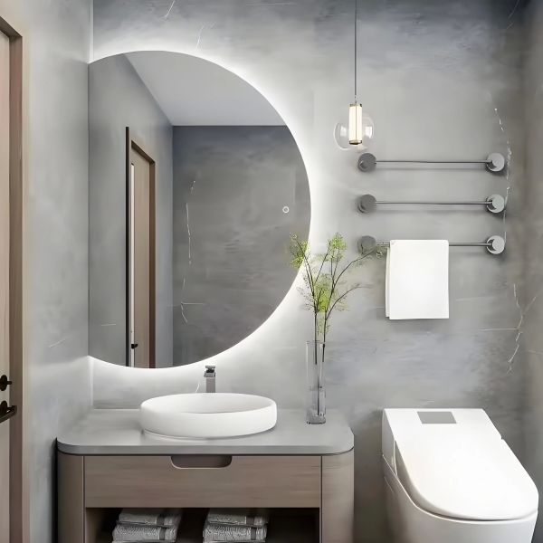 Modern Handmade Decorative Wall Hanging Mirror Asymmetrical Full Floor Length Mirror