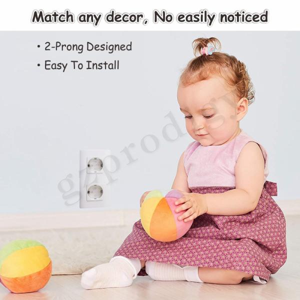 Multipurpose ABS Outlet Safety Covers , Childproof Power Socket Cover