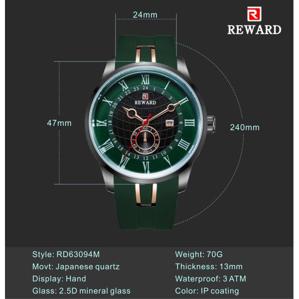 Alloy Sporty Mens Watches , Durable Mens Bracelet Watches With Silicone Strap