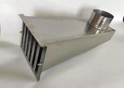 316 Stainless Steel Power Plant Accessories Siphon Rainwater Bucket Side Drain Round Mouth