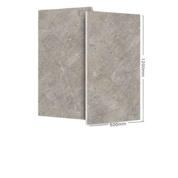 600x1200mm Outdoor Non Slip Porcelain Kitchen Tiles with Stone Imitation Texture