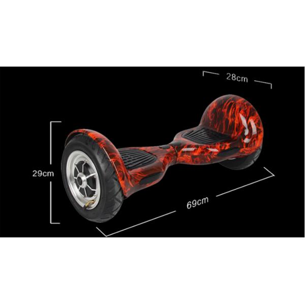 10 Inch Electric Self Balancing Scooter , 36V700W 25Km Two Wheel Battery Scooter