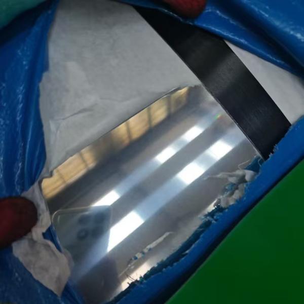 BA Stainless Steel Sheet Bright Annealing SS Sheet Both Side PVC Film 400# Griding SS Sheet