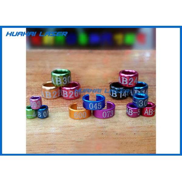 Portable Fiber Laser Marking Machine With Rotary For Bearing Pigeon Ring Jewelry Engraving