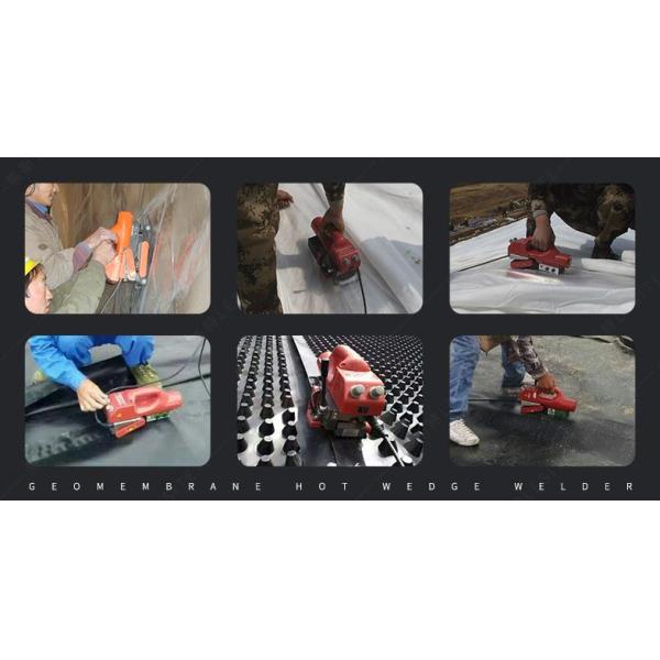 220V PE PVC EVA Geomembrane сварочная машина толщиной 1 мм