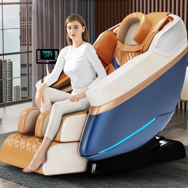 PU Leather and Sponge Fashion Luxury Smart Whole Body Massage Chair Automatic Air Bag Massager for Beauty Salon Body Spa