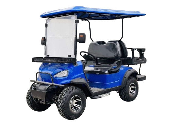 Electric Powered 2+2 Seater Golf Carts Buggy With Off Road Tyres New Design