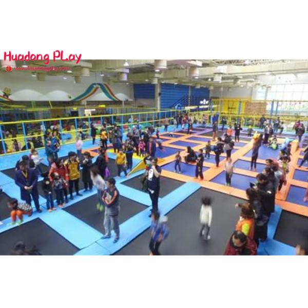 Astm Trampoline Park Equipment Indoor Customized Pvc Material High Safety