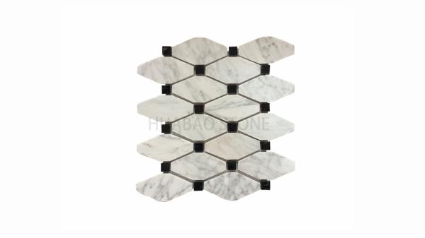 High Traffic Areas Stone Mosaic Tiles Irregular Shape Size Complex Images