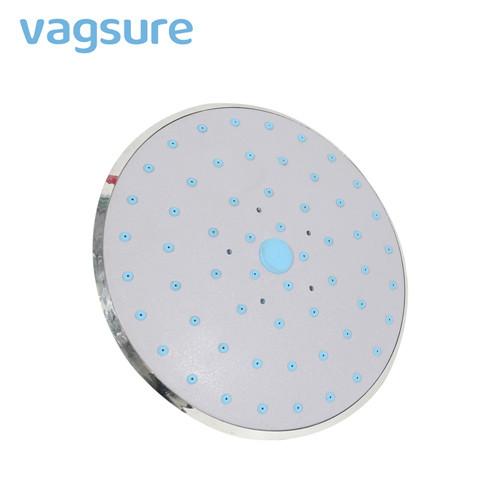 Grey Color Overhead Rainfall Shower Head For Shower Cabin / Steam Shower Room