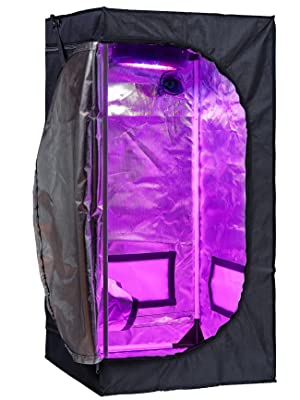 Grow Tent, Growing Room, 600D Mylar Highly Reflective Aluminum Hydroponic Plant Growing Tent Insulation Grow Room