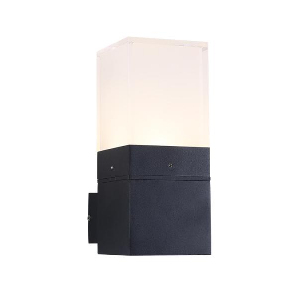 Square Outdoor Wall Light Villa Exterior Wall Courtyard Single Head decoration Light Balcony Modern Wall lamp