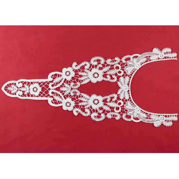 Retro Long Chemical Free Floral Lace Collar Applique For National Costume Cloth