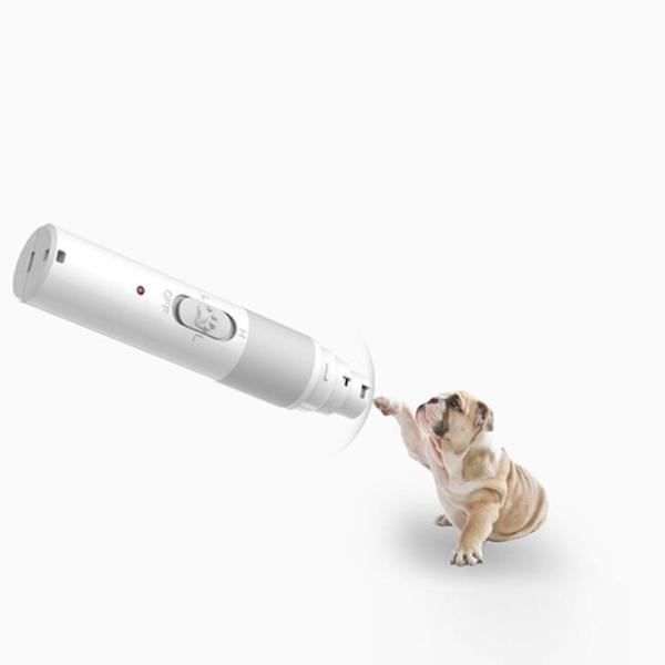 Clipper de uñas automático para gatos silencioso con carga USB Trimmer de patas para animales pequeños
