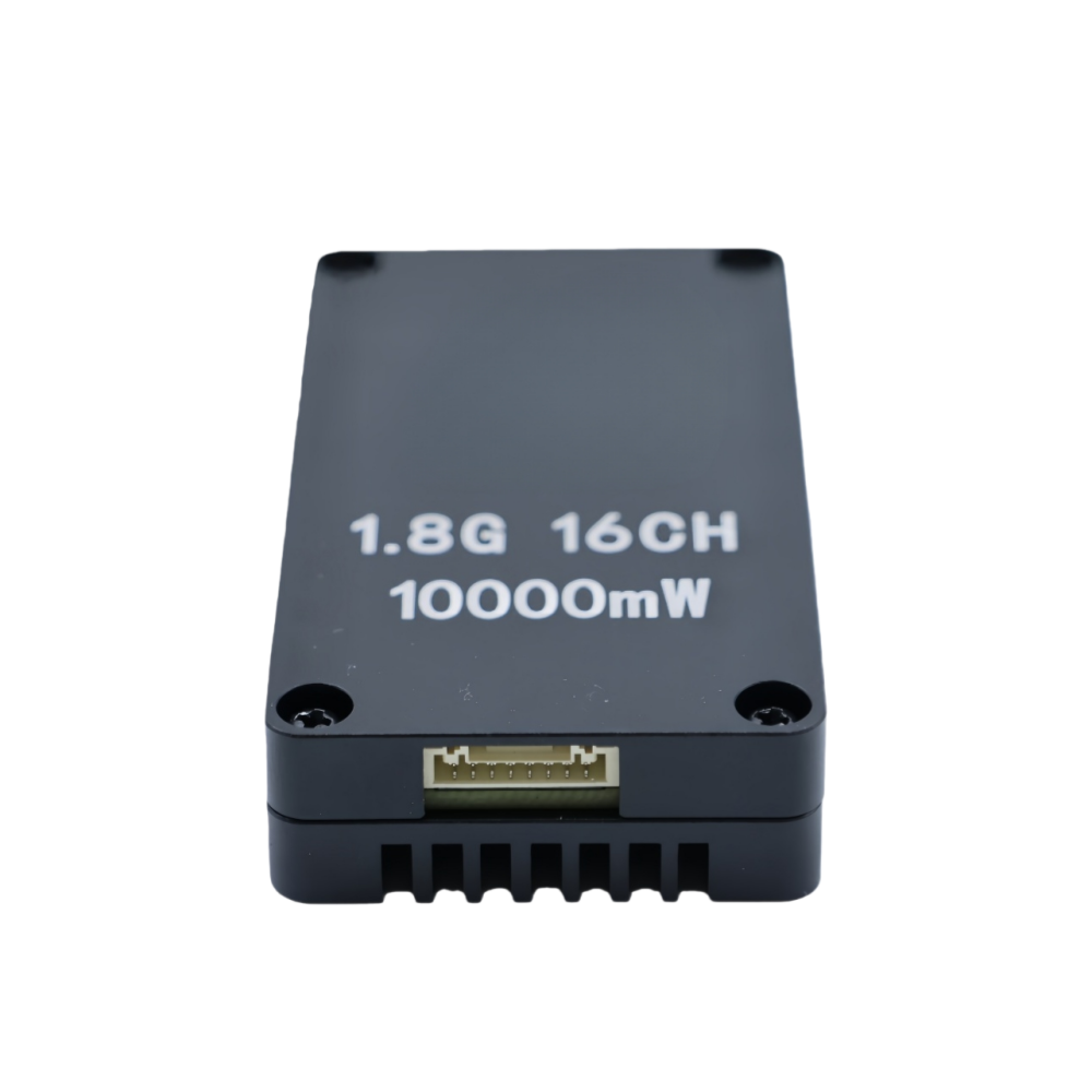 Stable Signal 1.8GHz 8-10W 16CH Analog Drone VTX Frequency Range1680MHz-1980MHz