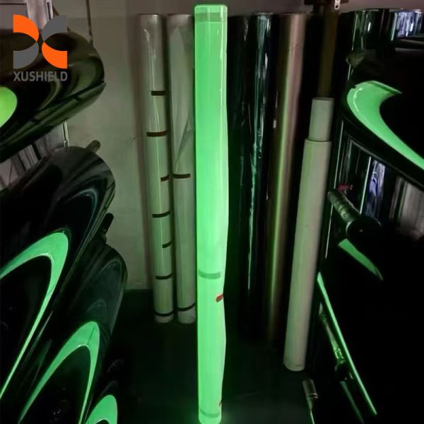 TPU fluorescence USA Quality Clear Polyurethane PPF Film Self-Healing Paint Protection for Factory Direct TPU white to green