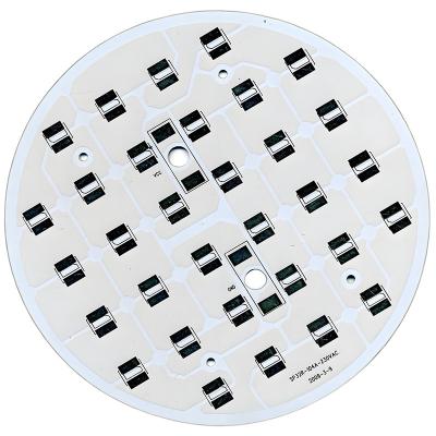 Base Industrial de Alumínio Redondo Led Metal Core PCB Fabricação de Placas de Circuito Design Personalizado