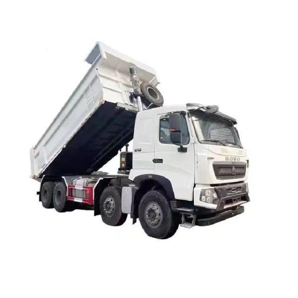 60 Cubic Used HOWO Dump Truck LHD/RHD 8X4 Diesel Euro2 Transport Tipper Truck with 1