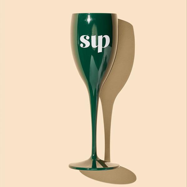 Reusable Clear Plastic Champagne Glasses Dishwasher Safe