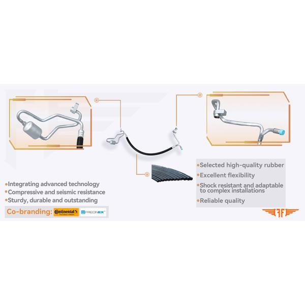 DG9Z-19972-B Ford Mondeo / Fusion Air Conditioning Tube For Car 13-16  2.0L